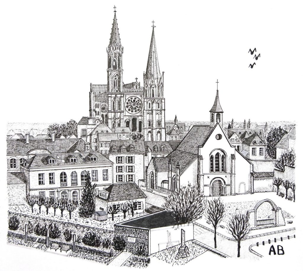 Chartres Cathédrale et église Ste Foy