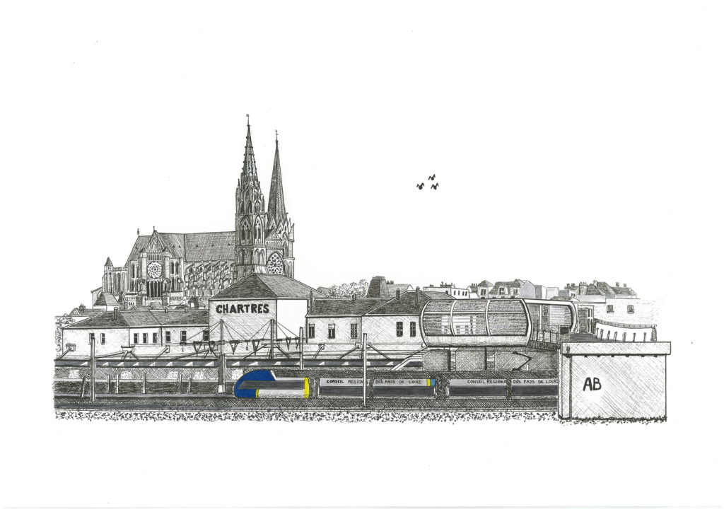 Chartres: Gare & Cathédrale