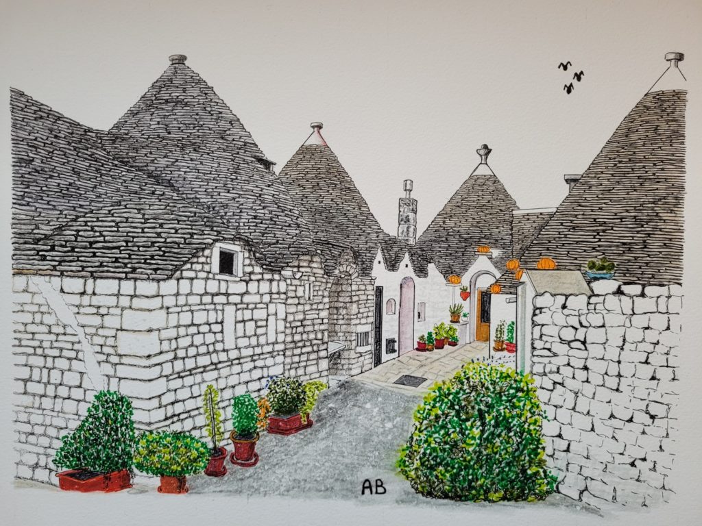 Trulli à Alberobello (Italie )